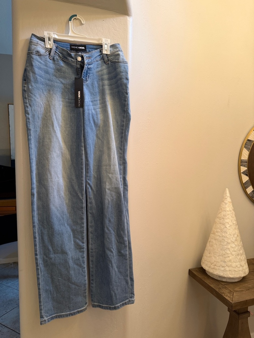 Fashion Nova V Nice to Meet You Straight Leg Jeans NWT